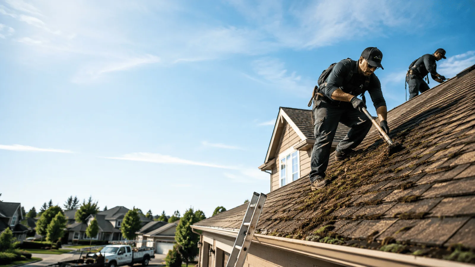 Roof Moss Removal in Outing, MN near me